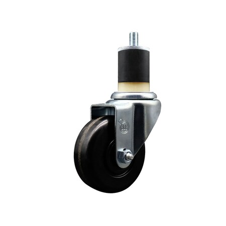 Service Caster 3.5'' SS Phenolic Wheel Swivel 1-7/8'' Expanding Stem Caster SCC-SSEX20S3514-PHS-178